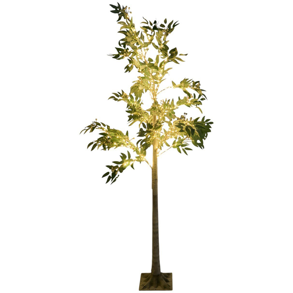 Frosted Mistletoe Tree - Green and White Image 5