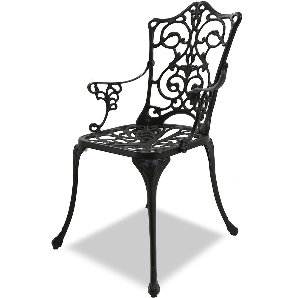 Centurion Supports Tabreez Aluminium 2 Seater Lounge Set Black Image 6