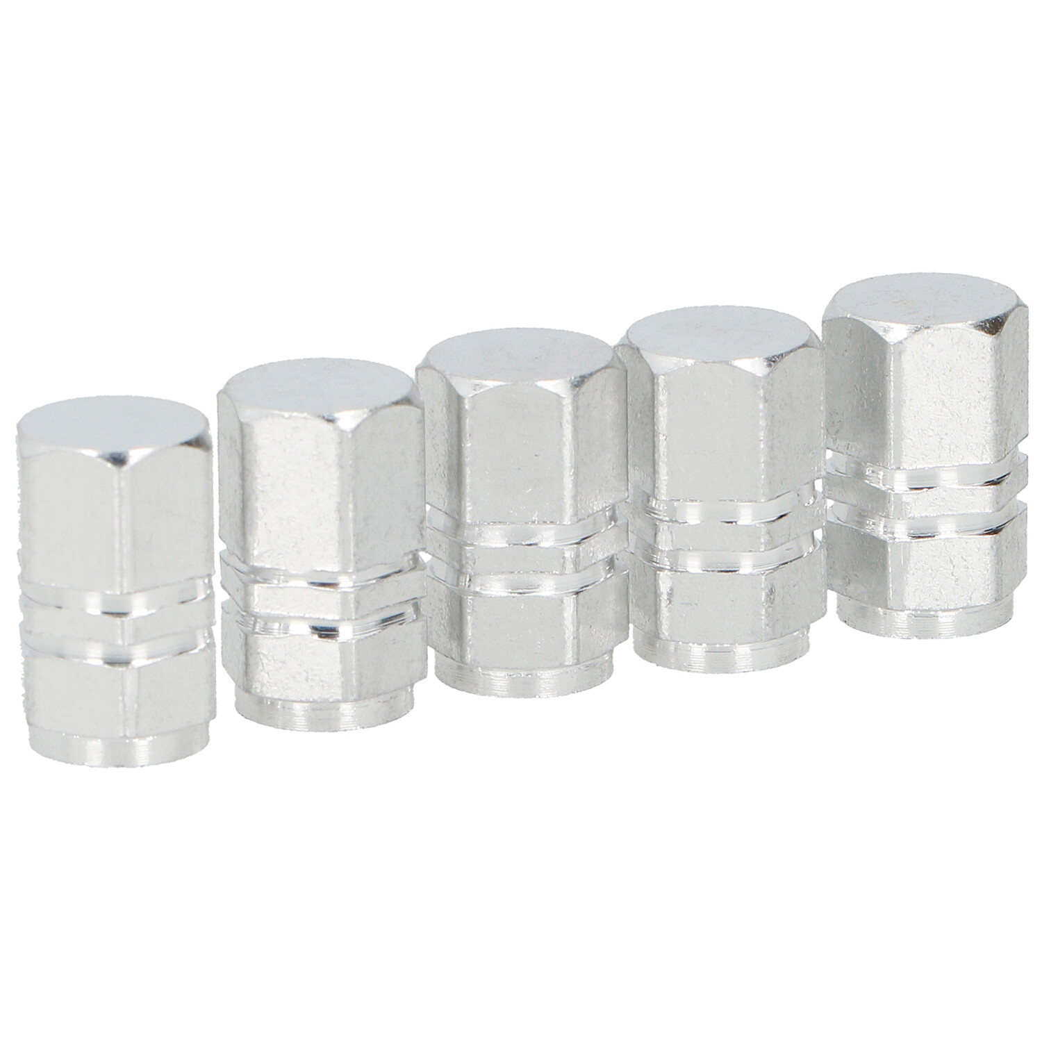 Pack of Four Dunlop Valve Caps  - Silver Image