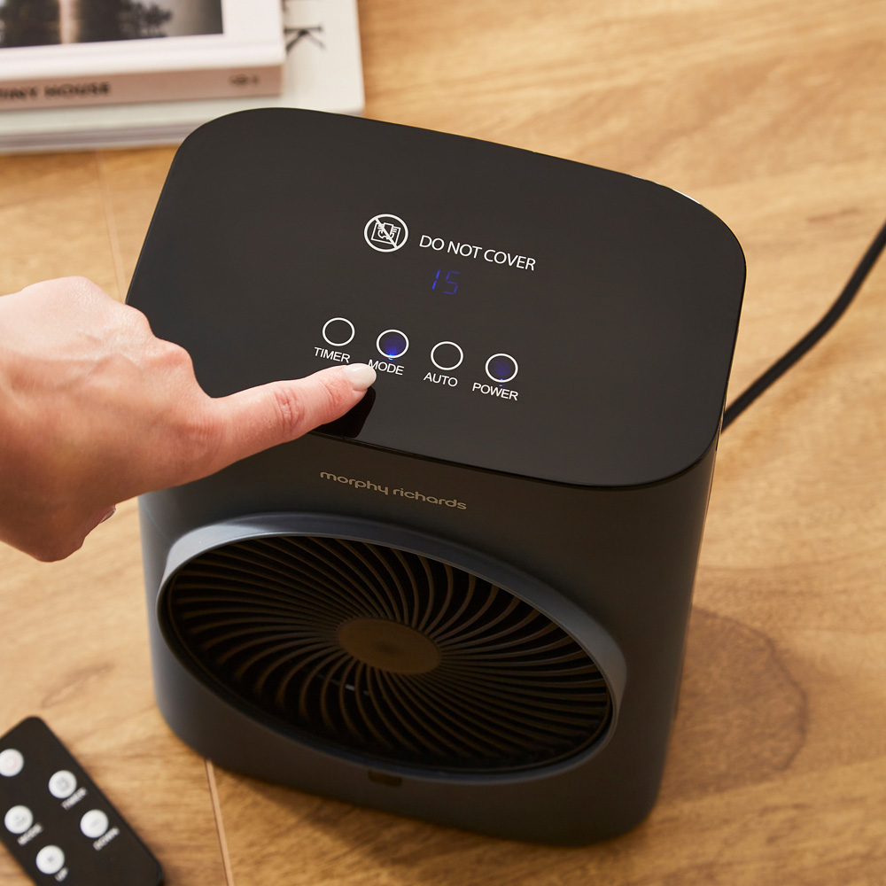 Morphy Richards Grey Upright Fan Heater 2000W Image 6