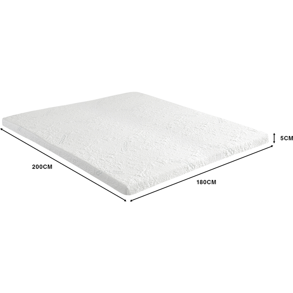 Starlight Beds Super King Size Graphite Infused Cooling Mattress Topper 2 inch Image 5
