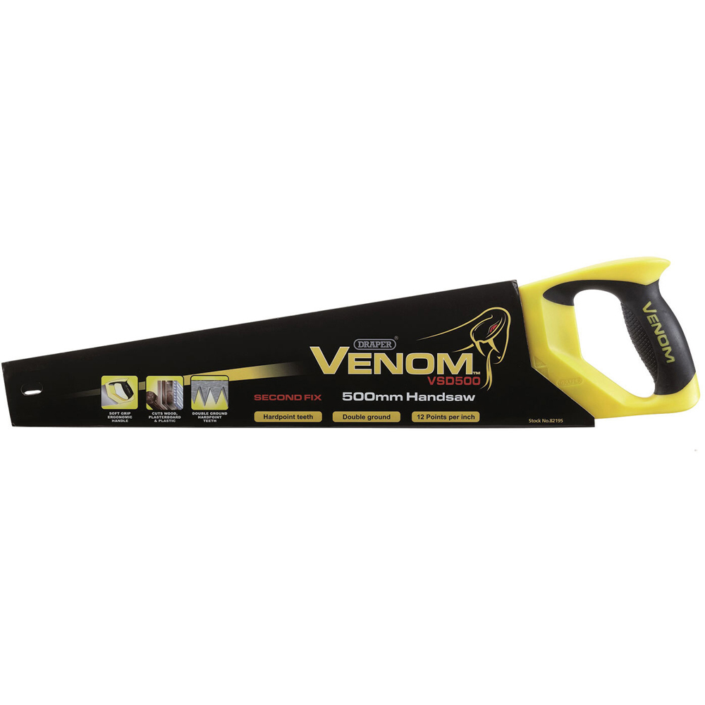 Draper Venom Second Fix Hand Saw 500mm Image