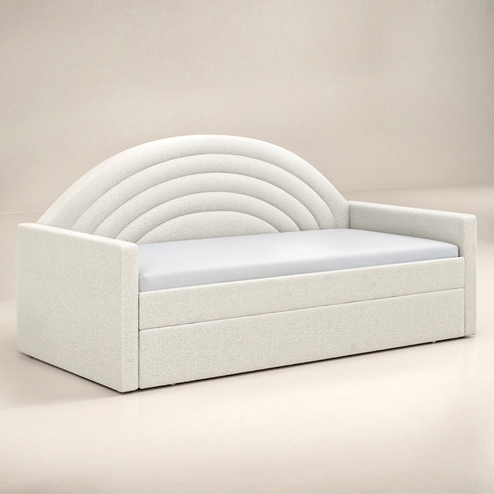 Flair Noa Beige Teddy Rainbow Day Bed with Trundle Image 2