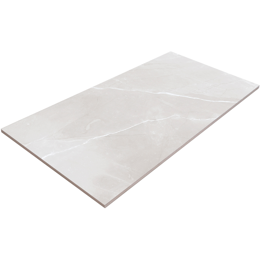 Johnson Tiles Melford Marble Light Grey Rectified Wall Tile Sample 600 x 300mm Image 3