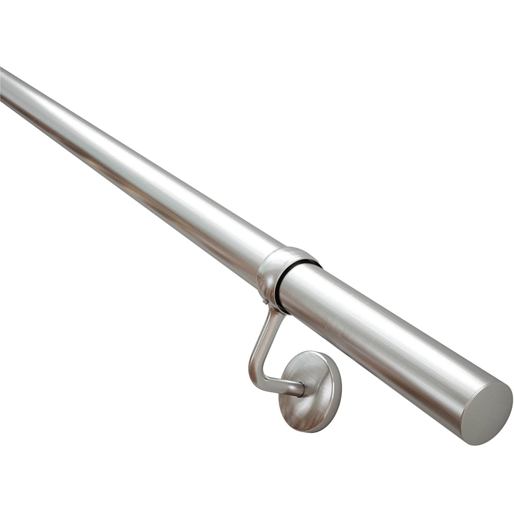 Rothley Brushed Steel Stair Handrail Kit 1.2m Image 2