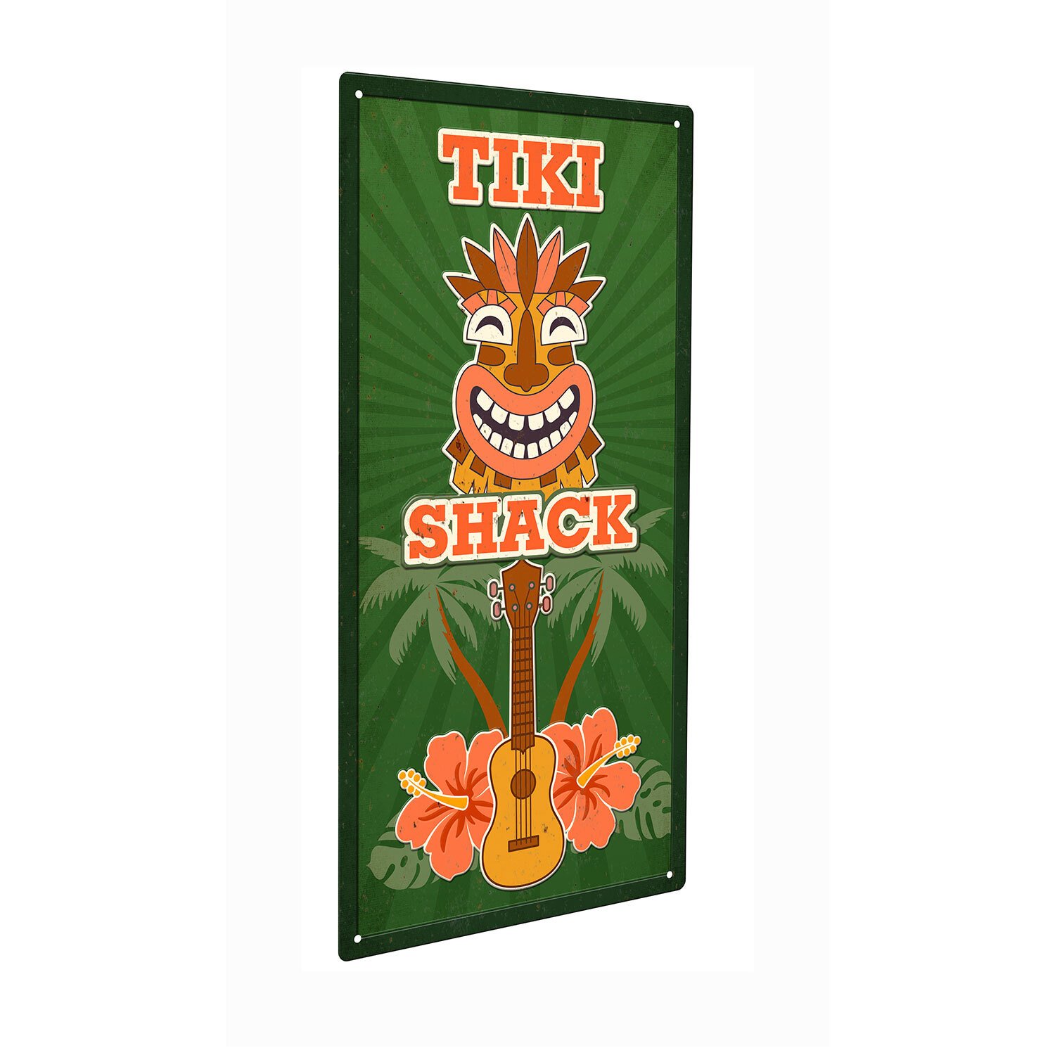 Tropical Tiki Metal Plaque Image 4