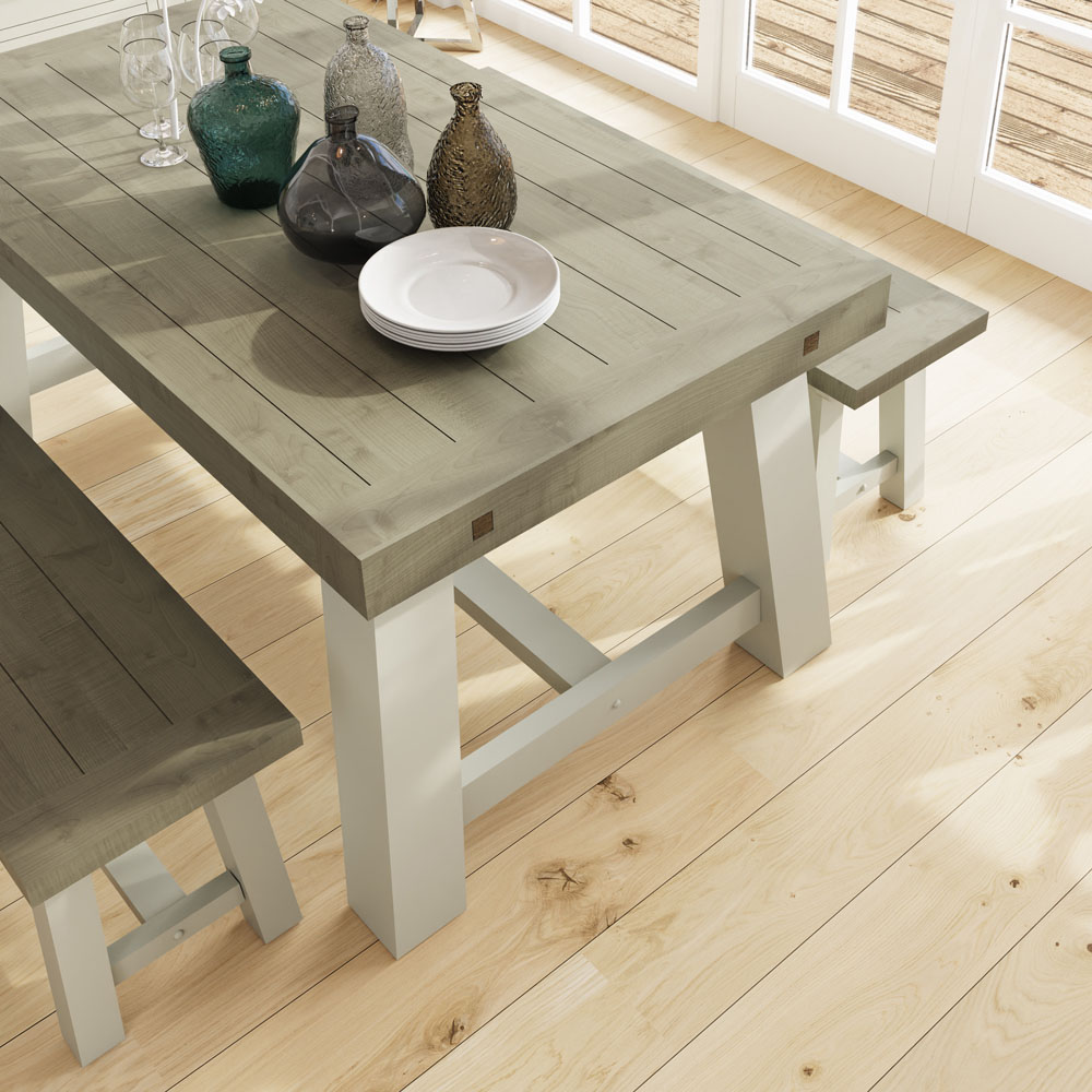 FWStyle Purbeck Truffle Dining Table Image 4