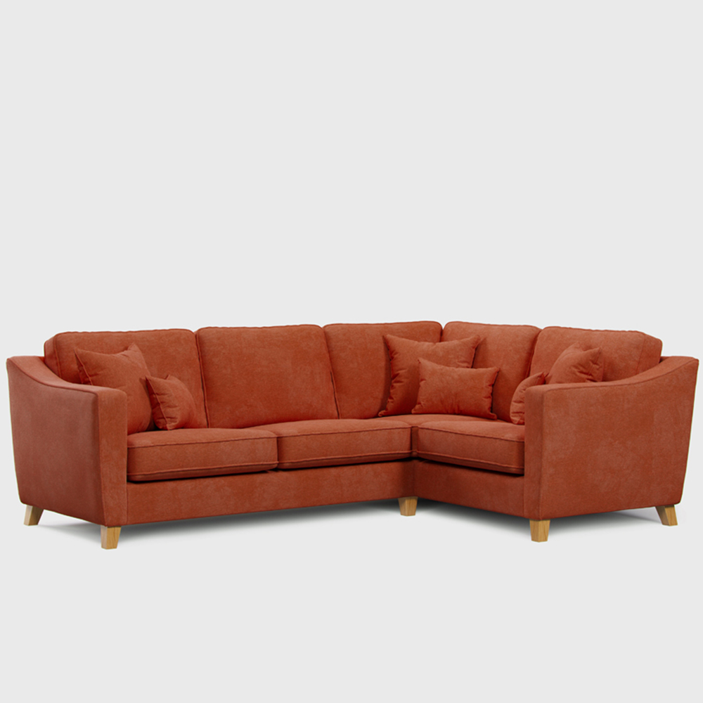 Marlon 3 Seater City Terracota Left Hand Corner Sofa Image 2