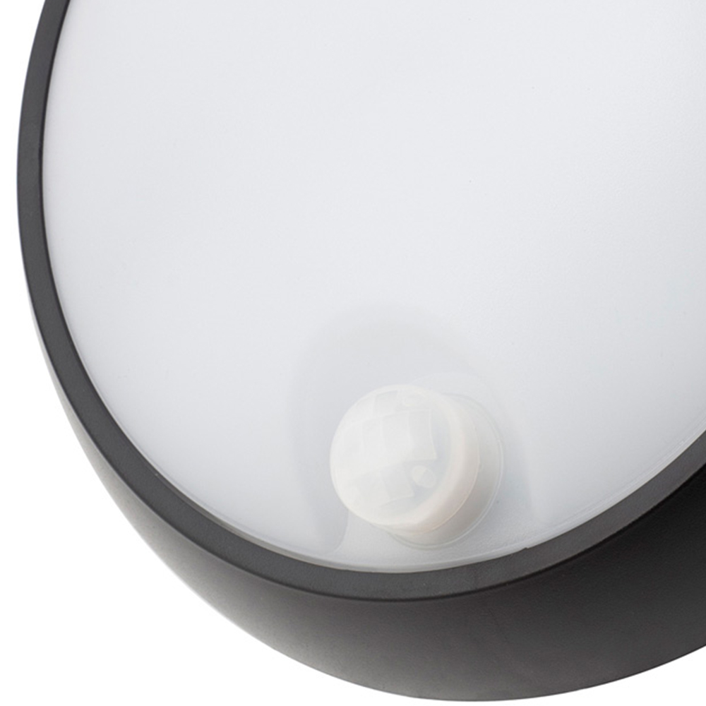 Coast Cobi Black IP54 LED Round Bulkhead with PIR Sensor Image 4