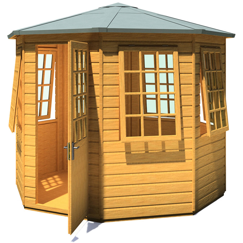 Shire Arreton 8 x 8ft Shiplap Apex Summerhouse Image 3