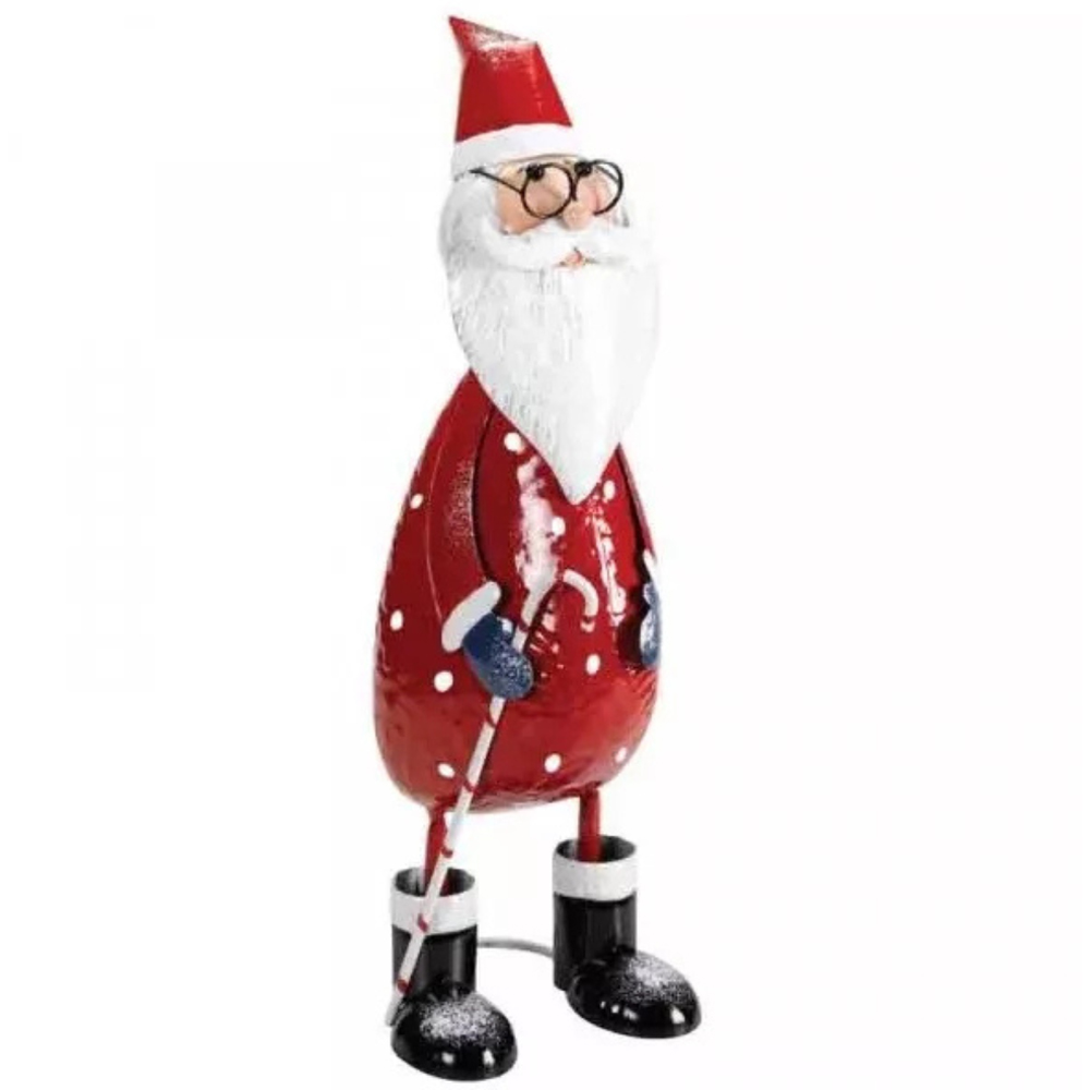 Marco Paul Polka Santa Christmas Ornament Image 3
