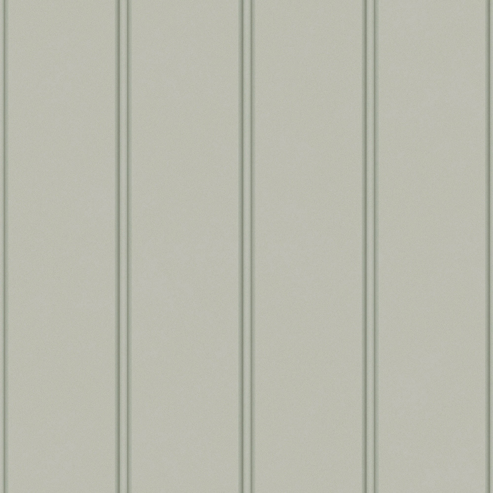 Laura Ashley Chalford Wood Panelling Sage Green Wallpaper Image 1