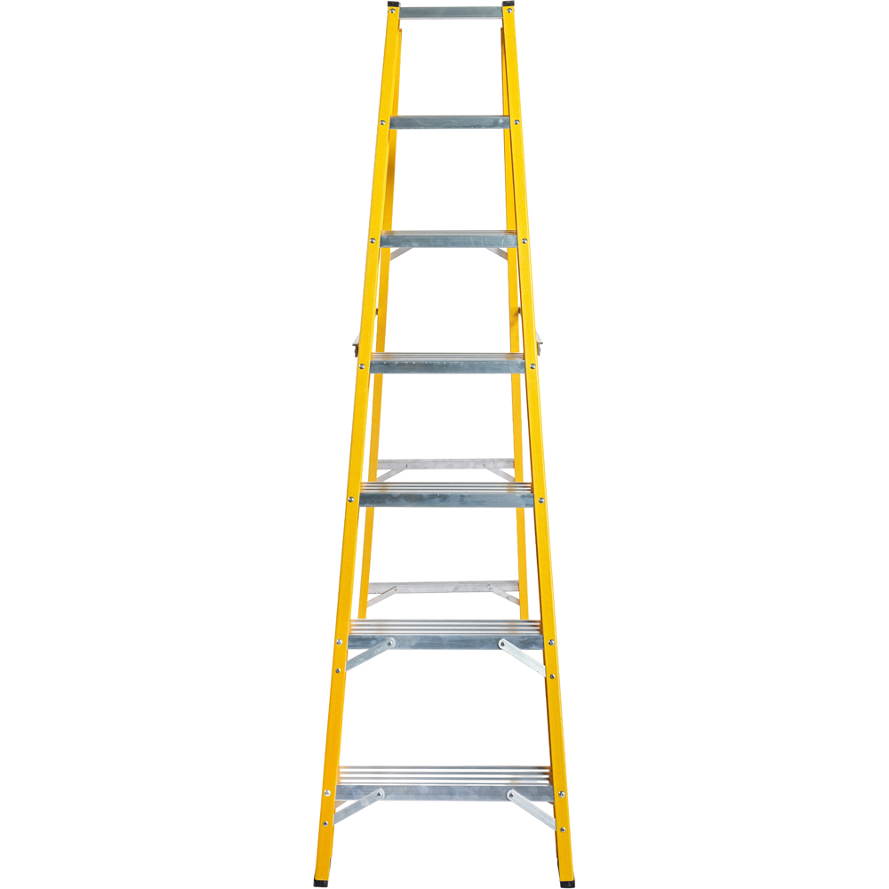 Lyte Ladders and Towers MagnaStep 7 Tread Glassfibre Swingback Step Ladder Image 2