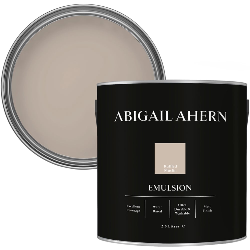 Abigail Ahern Walls and Ceilings Ruffled Muslin Emulsion Paint 2.5L Image 1