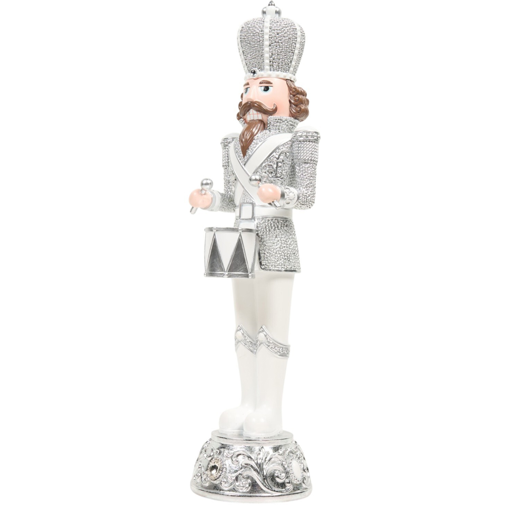 Classic Nutcracker Ornament Silver Image 6