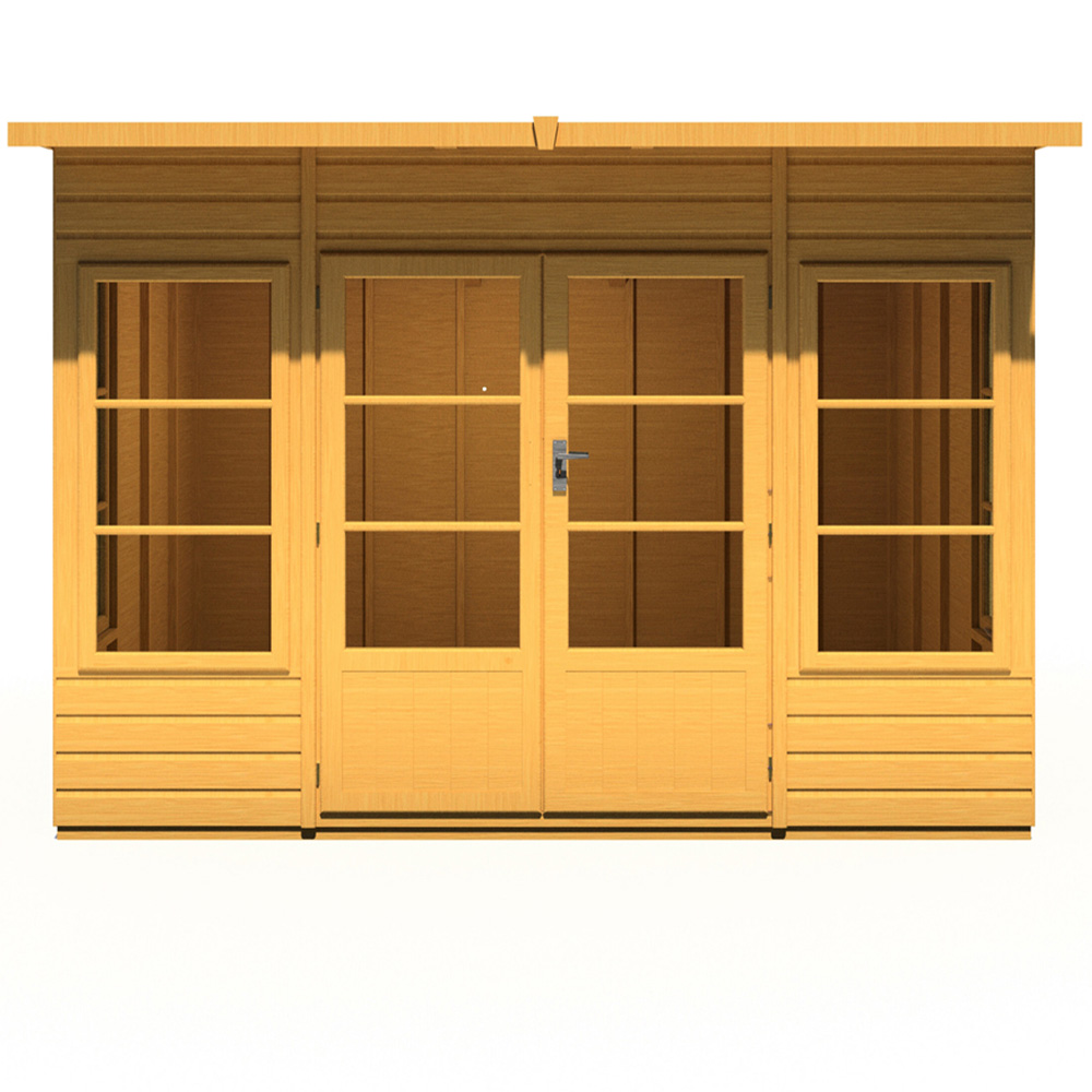 Shire Orchid Pine Wood Curved Roof 10 x 8ft Summerhouse Image 5