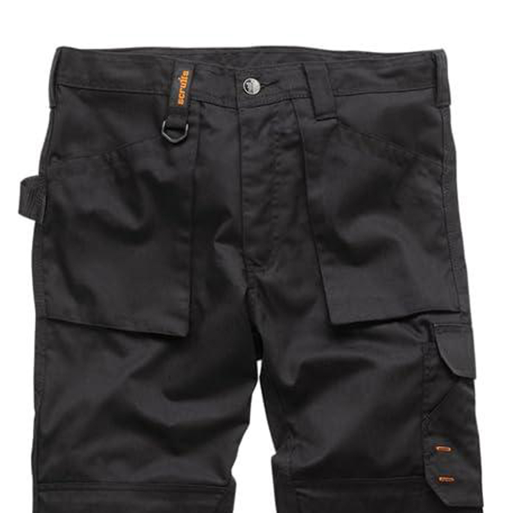 Scruffs Black Worker Trouser 36R Image 2