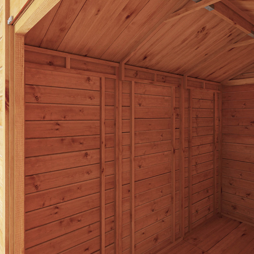 Mercia 9 x 5ft Modular Shiplap Apex Windowless Shed Image 6