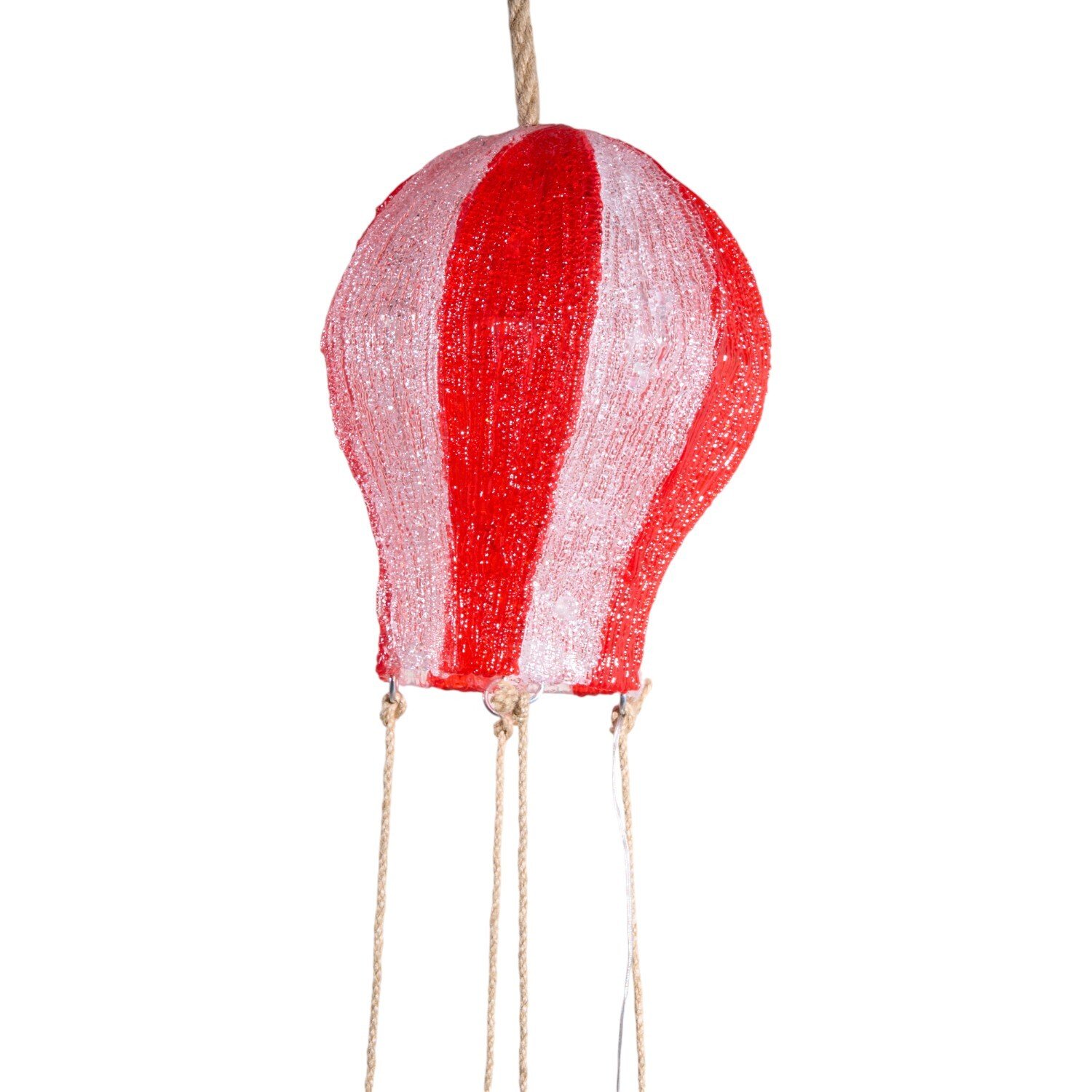 Hot Air Balloon Festive Santa Red Image 4