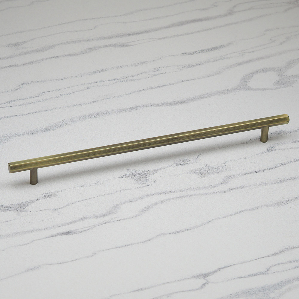 Handle & Home Antique Brass Hexagon T-Bar Handle 320mm Image 2