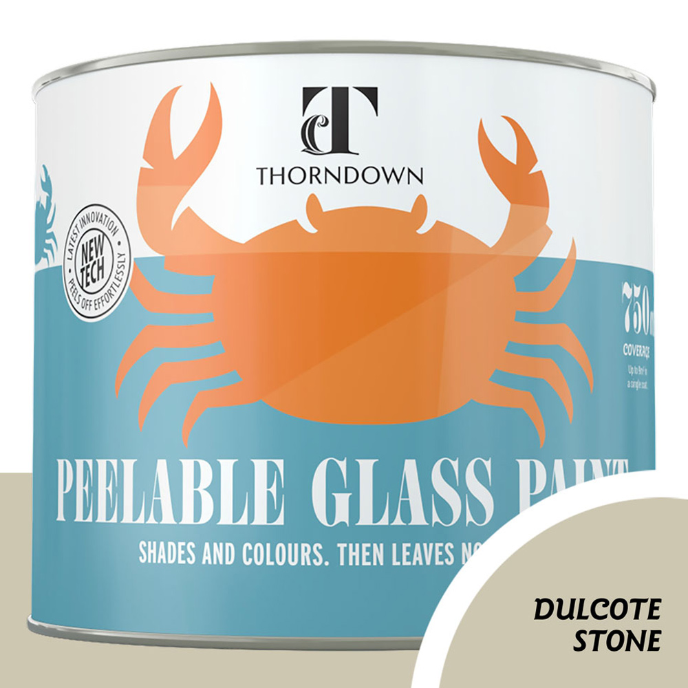 Thorndown Dulcote Stone Peelable Glass Paint 750ml Image 3