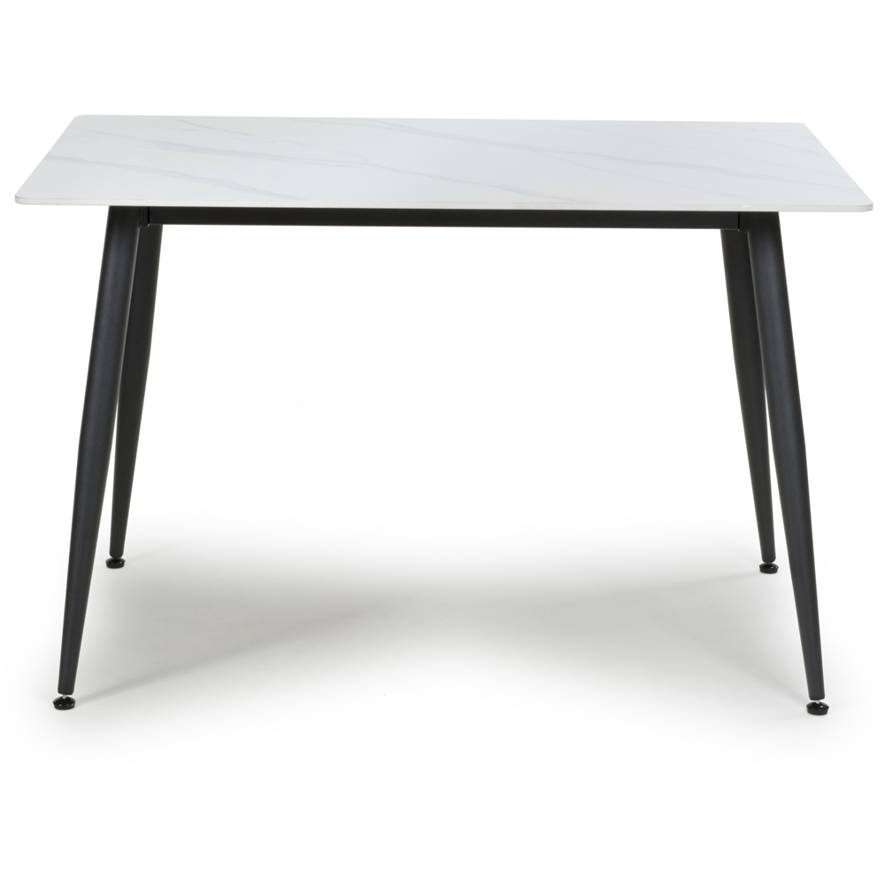 Monaco 4 Seater Dining Table White Image 5