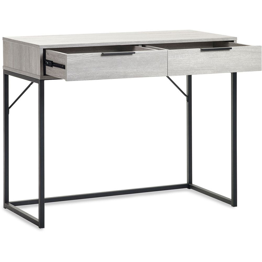 Julian Bowen Bali 2 Drawer Grey Oak Dressing Table Image 5