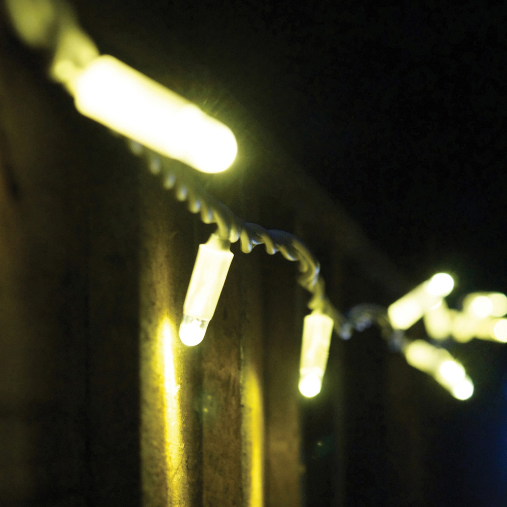 Eagle Connect Warm White LED White String Light 50m Image 3