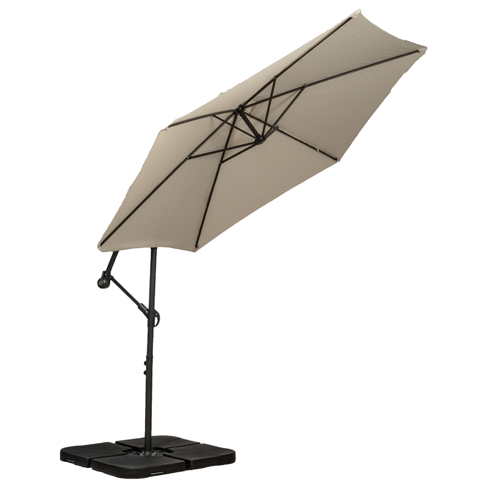 Royalcraft Ivory Cantilever Overhanging Parasol 3m Image 4