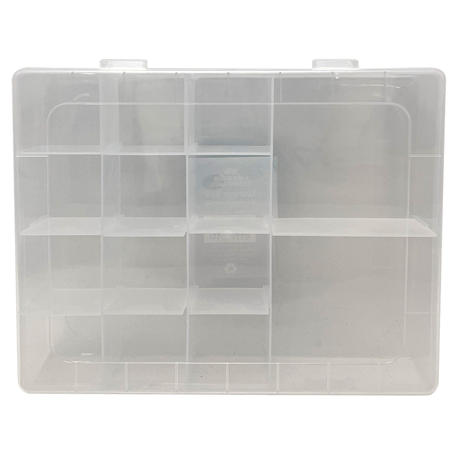 Clear Storage Box with 14 Compartments Image 2