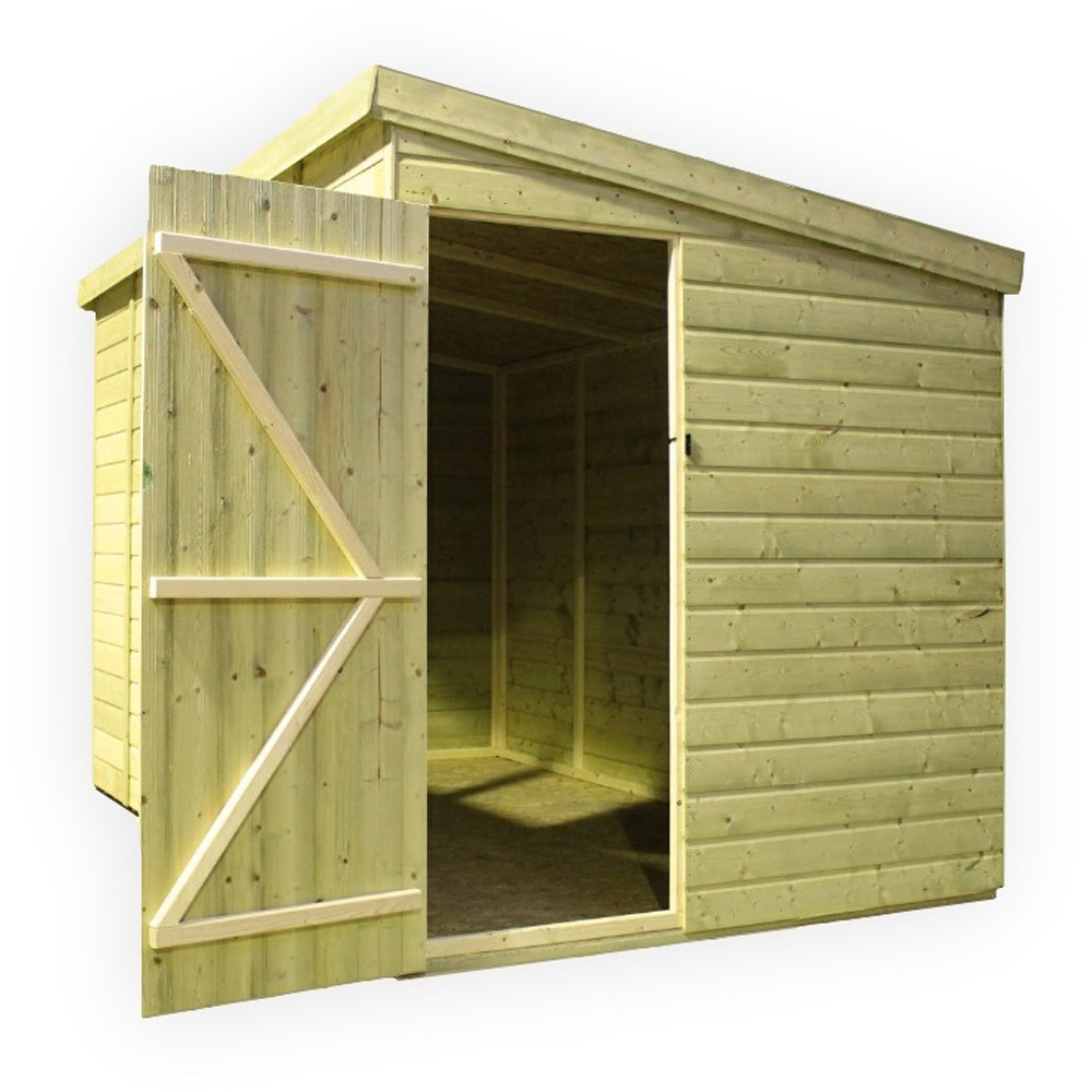 Empire Sheds 2500 10 x 8ft Side Panel Door Tongue and Groove Pent Garden Shed Image 3