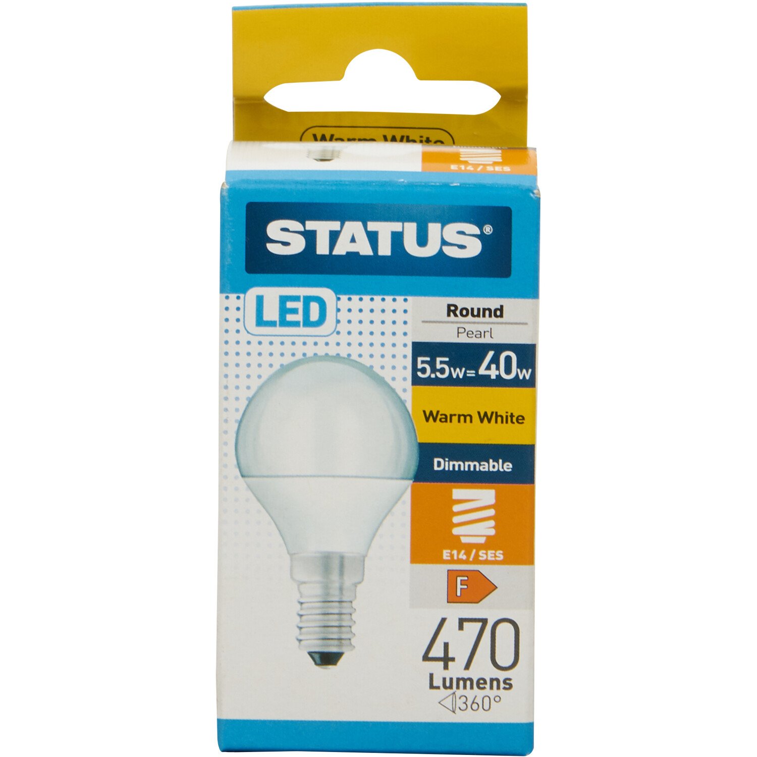 5.5w Dimmable Candle L.Bulb SES E14 Cap Image 1