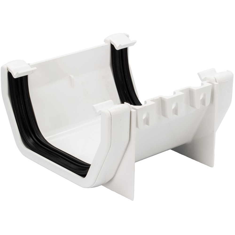 FloPlast Square Gutter Union Bracket White 114mm Image 4