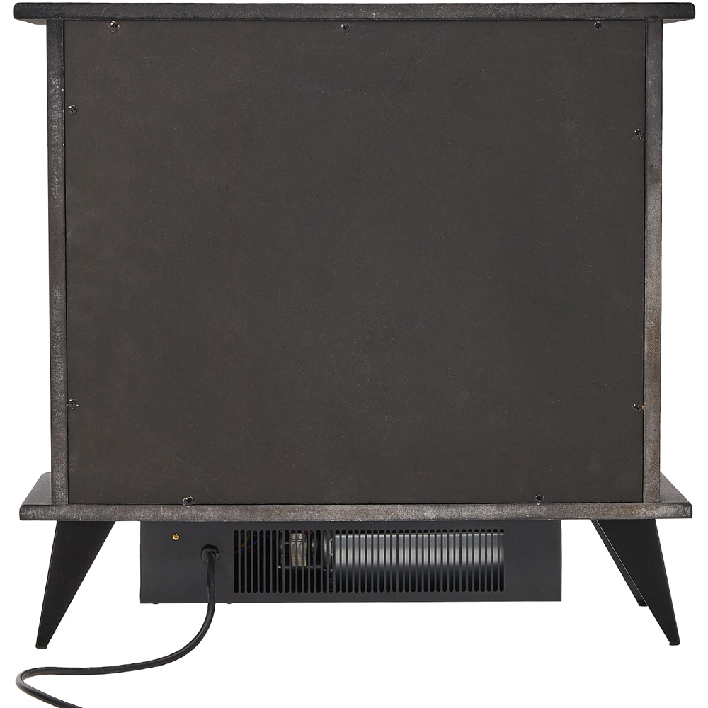 Living and Home Black Freestanding Electric Fireplace Heater Image 5
