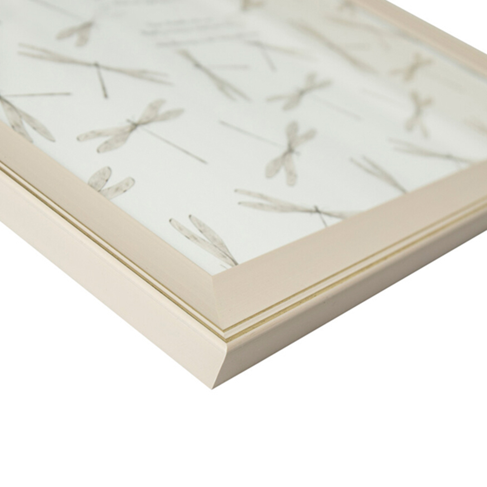 Hallie Neutral Gold Edged Frame - Neutral / 20 x 16in Image 3