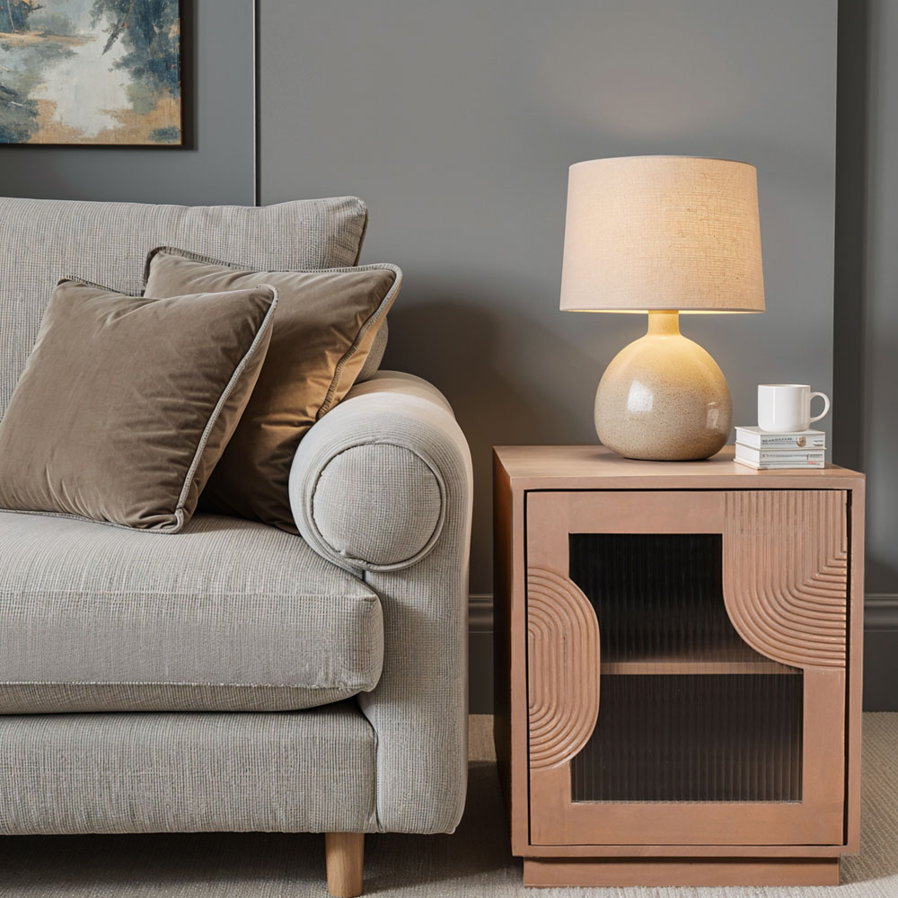 IH Design Jodhpur Single Door Solid Wood Bedside Table Image 5