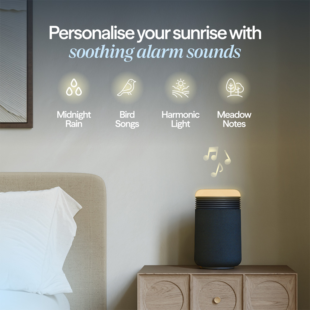 Blueair Mini Restful Sunrise Alarm Clock Air Purifier Image 5
