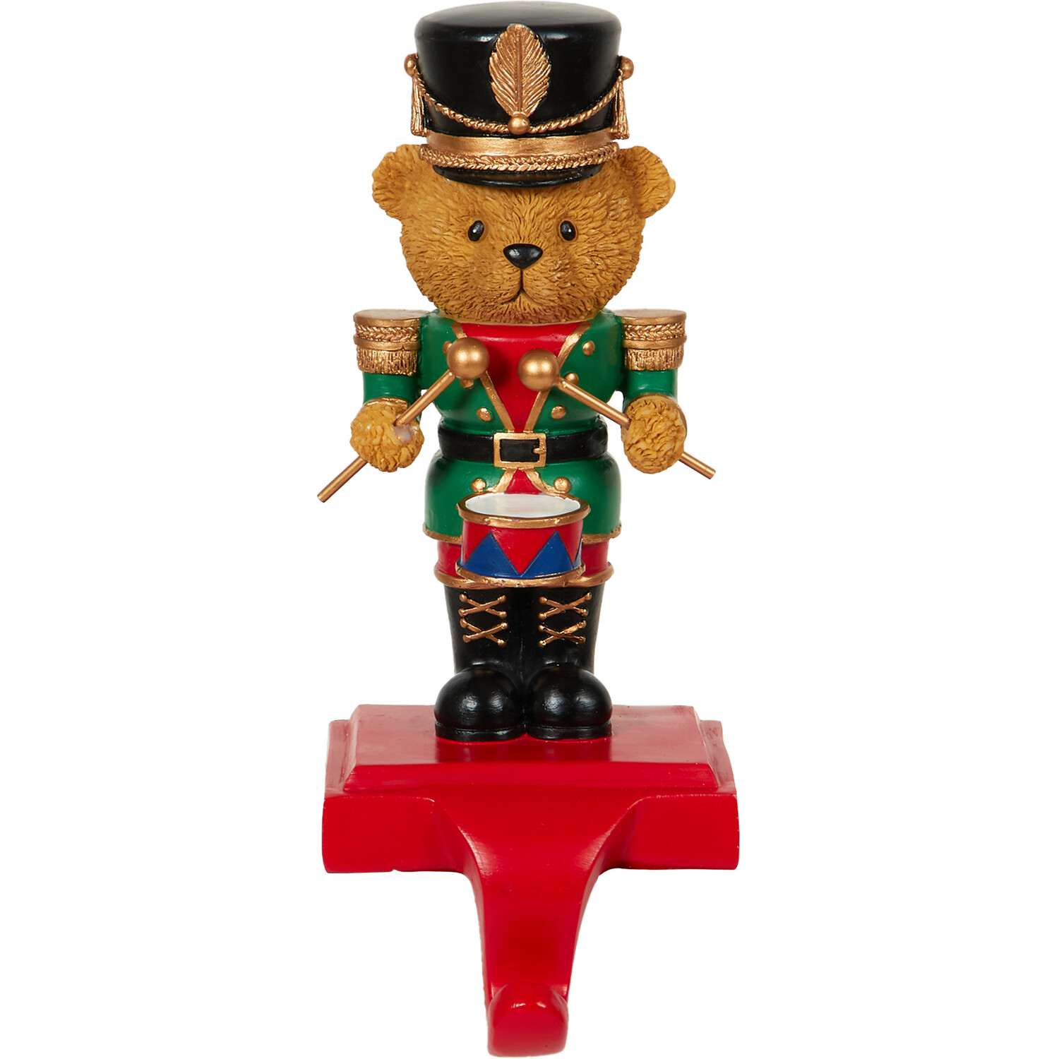 Teddy Bear Soldier Stocking Holder Image 1