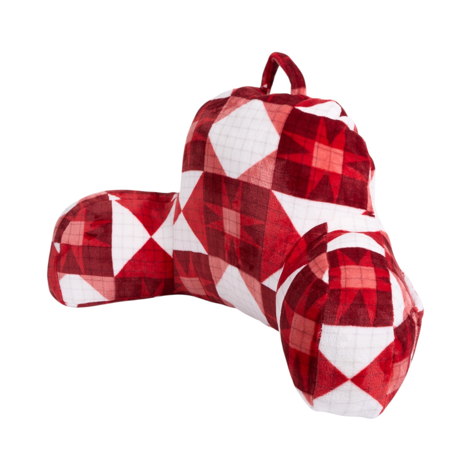 Novie Patchwork Cuddle Chair Red Image 3