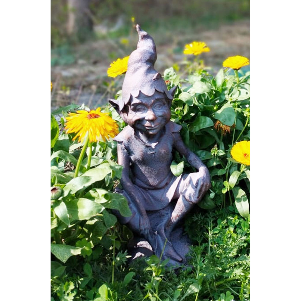 Inspirational Gifting Perching on a Stone Polystone Resin Garden Ornament Image 4