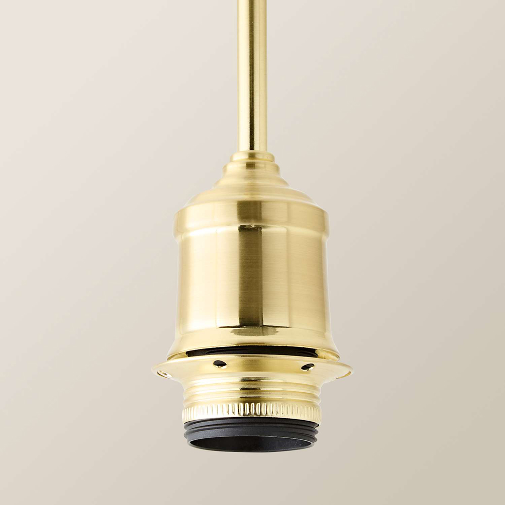 ValueLights Shaw Brushed Gold Adjustable Drop Ceiling Pendant Light Fitting Image 3