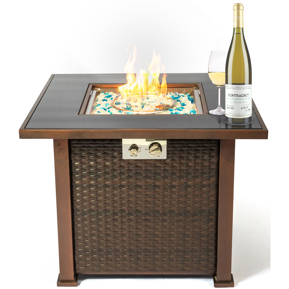 MDA Designs Ostara Propane Outdoor Firepit Image 5