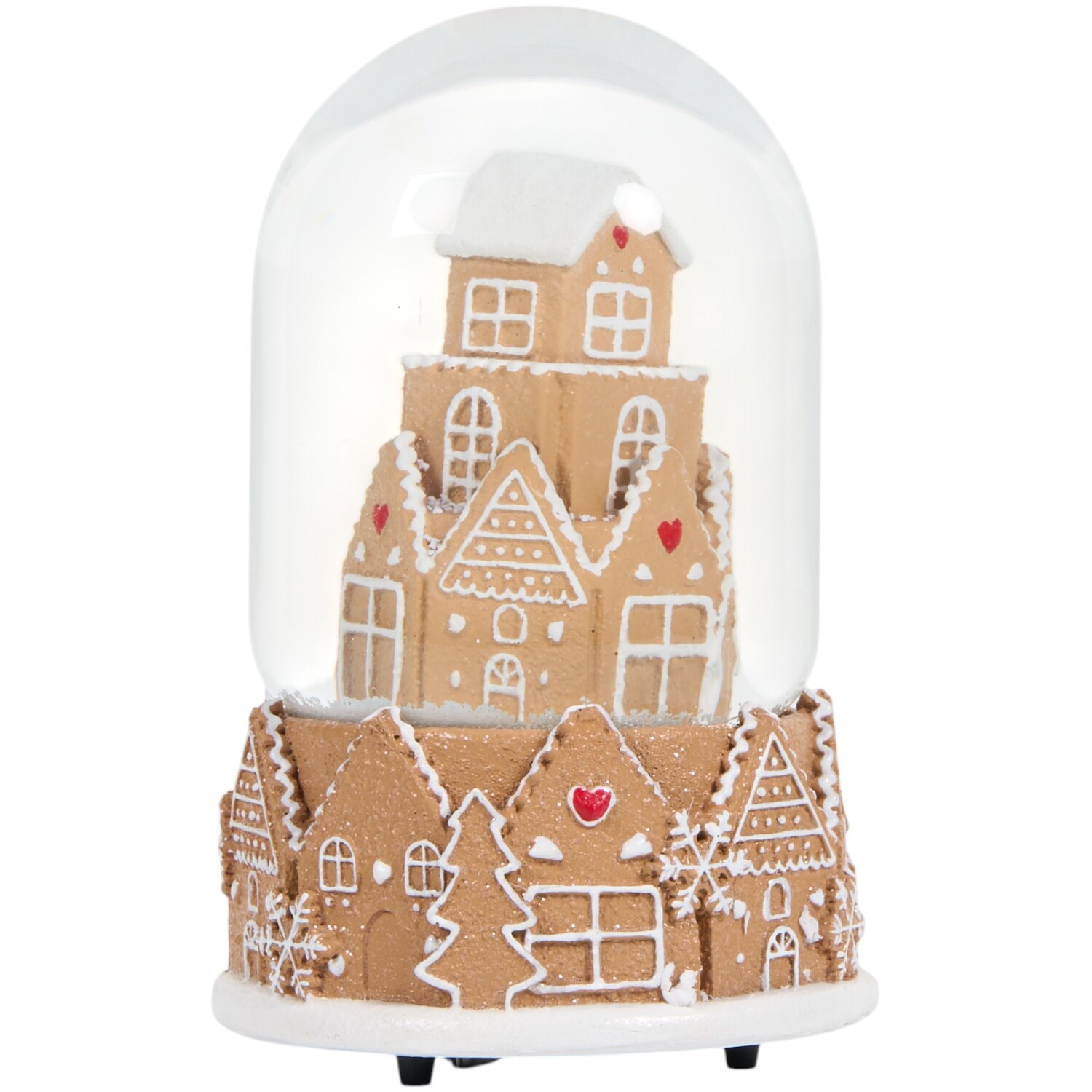 Gingerbread Theme Snow Globe Multicolour Image 2