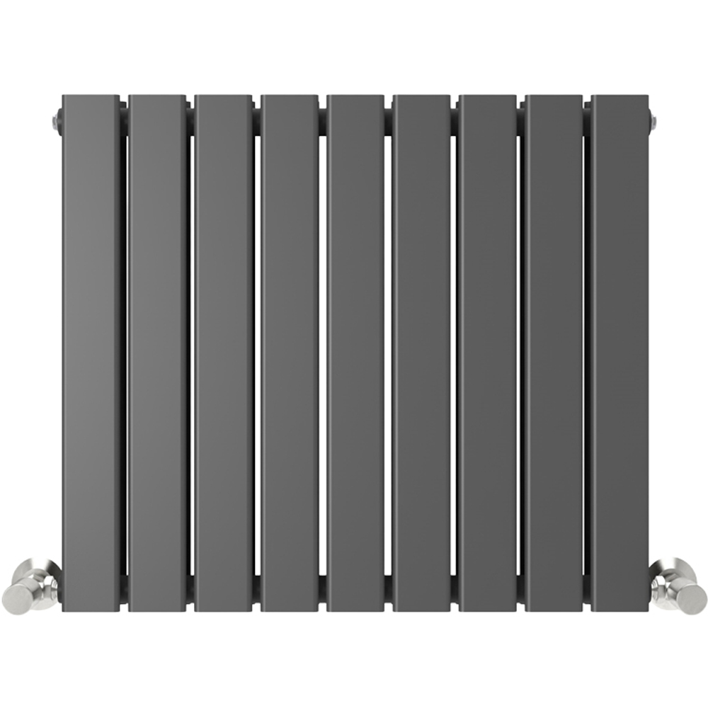 Anthracite 4151 BTU Double Flat Panel Vertical Column Radiator 600 x 612mm Image 3