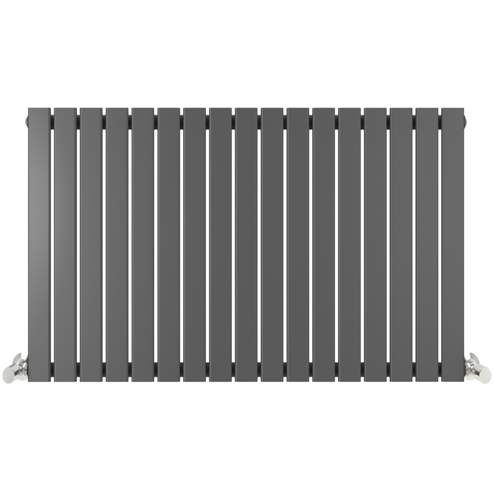 Anthracite 3705 BTU Single Flat Panel Vertical Column Radiator 600 x 1156mm Image 3