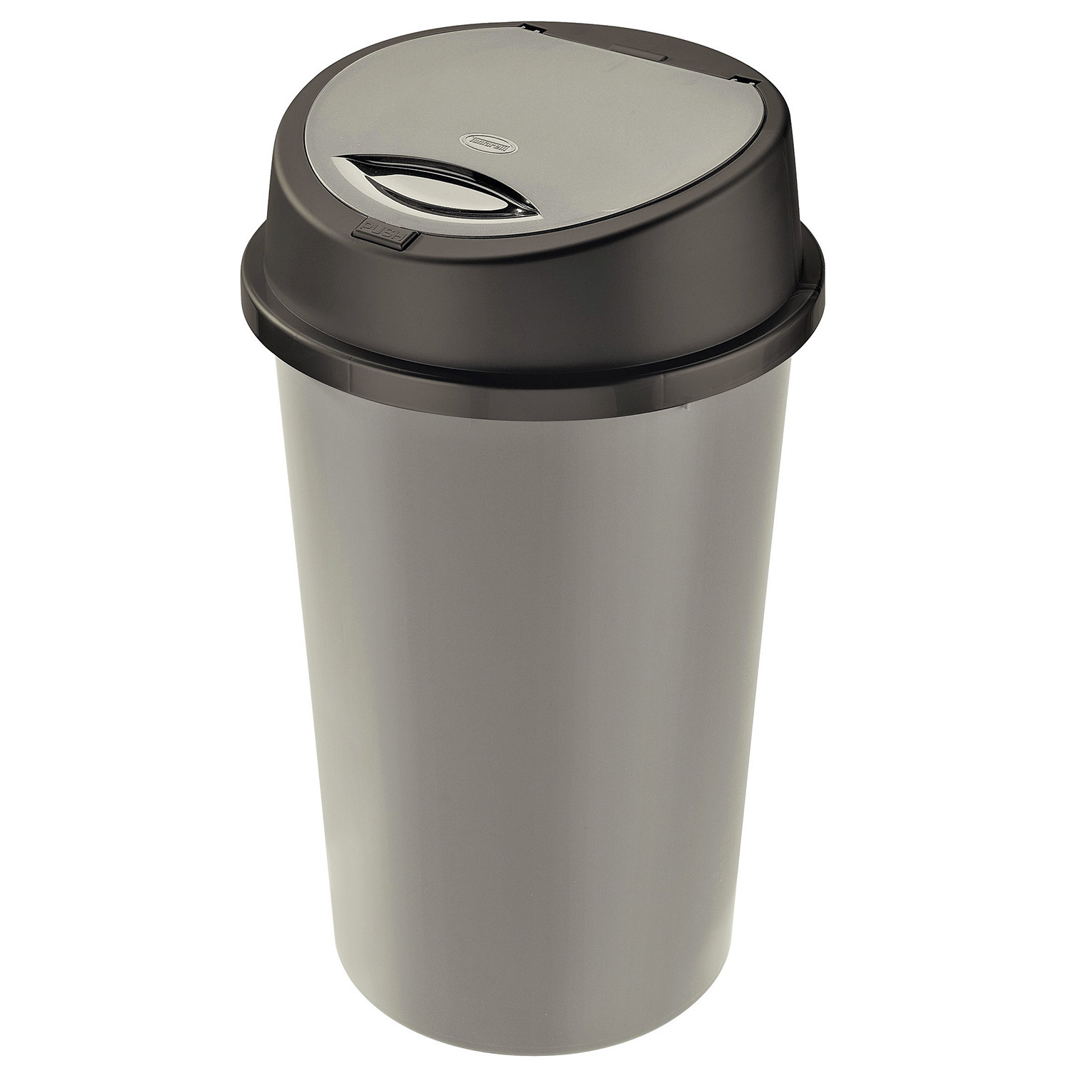 Black Touch Top Kitchen Bin 45L Image