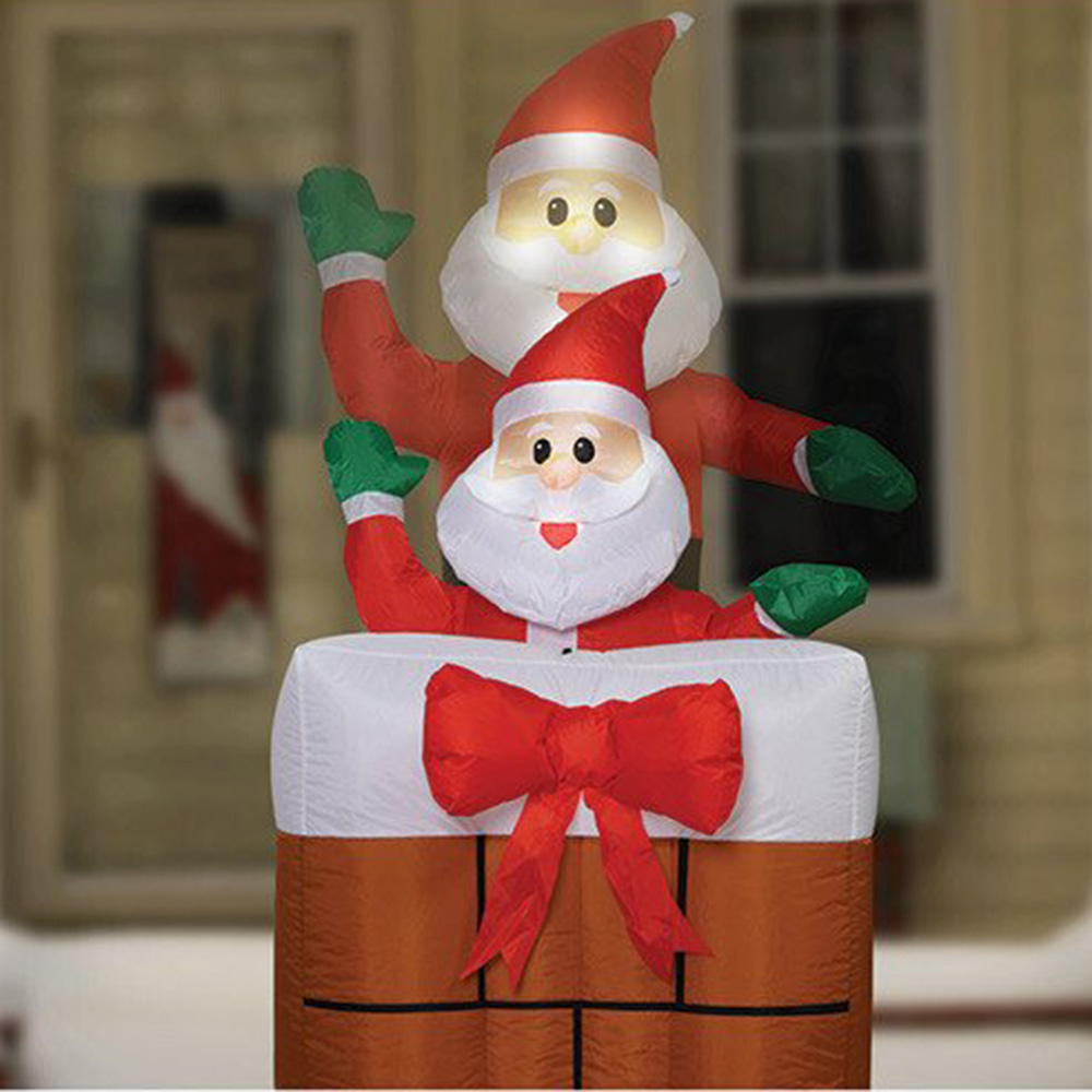 Chimney Santa Inflatable 6ft Image 3