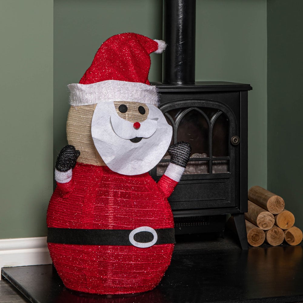 Samuel Alexander Red Santa Pop Up LED Christmas Decoration 70cm Image 8