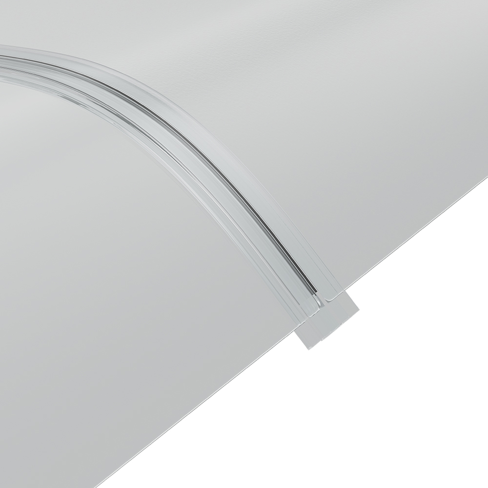 Living and Home Arched Frosted Awning Canopy 1.6 x 0.43m Image 6