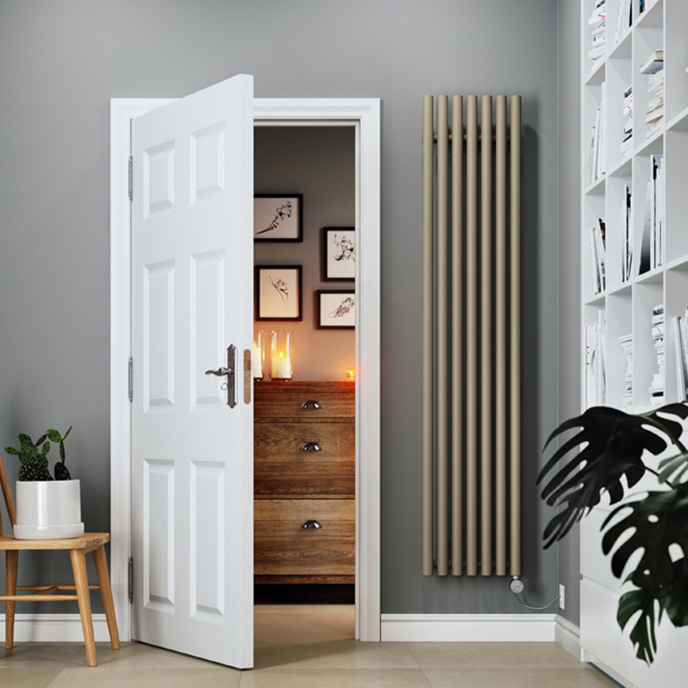 Terma Rolo Room Quartz Mocha Electric Radiator Bluetooth 800W 1800 x 370mm Image 2